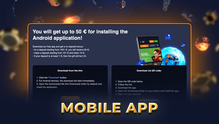 mobile app of basswin casino