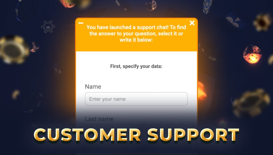 support casino users
